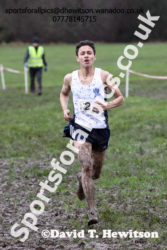Senior boys Northern Inter Counties Schools Cross Country, Stockton. Photo: David T. Hewitson/Sports for All Pics
